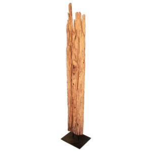 Natural Wood Chunk Sculpture