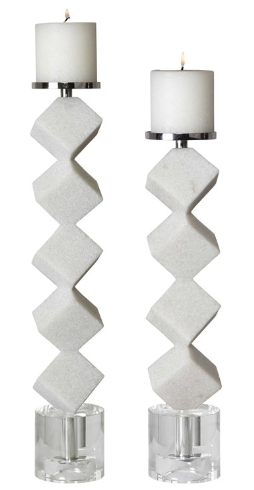 Stacked Cube Candleholders